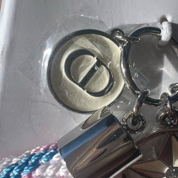 CHRISTIAN DIOR Woven Logo Keychain - Picture 5 of 8